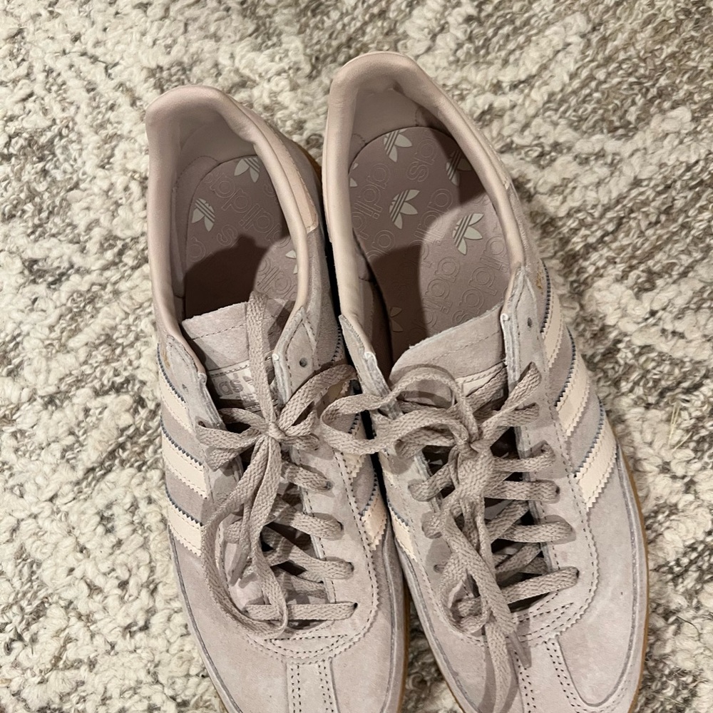 Adidas Cream Sneakers with Logo Detail